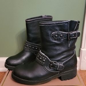 Ash italia stud leather boots